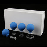 Max Maxb Glass Anti Cellulite Vacuum Cupping Cups Body Cupping Tools Set for Leg Back