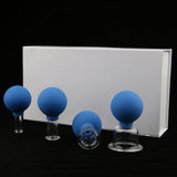 Max Maxb Glass Anti Cellulite Vacuum Cupping Cups Body Cupping Tools Set for Leg Back