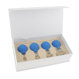 Max Maxb Glass Anti Cellulite Vacuum Cupping Cups Body Cupping Tools Set for Leg Back
