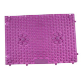Max Adult Reflexology Acupuncture Foot Massage Pad Toe Pressure Plate Mat Purple