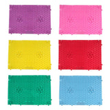 Max Adult Reflexology Acupuncture Foot Massage Pad Toe Pressure Plate Mat Purple