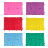 Max Adult Reflexology Acupuncture Foot Massage Pad Toe Pressure Plate Mat Purple