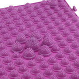 Max Adult Reflexology Acupuncture Foot Massage Pad Toe Pressure Plate Mat Purple