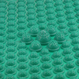 Max Adult Reflexology Acupuncture Foot Massage Pad Toe Pressure Plate Mat Green