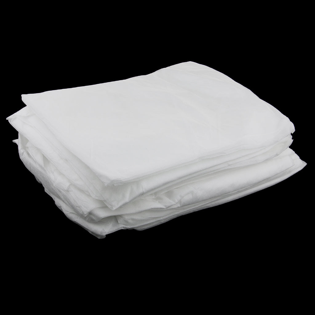 10 Piece Non-woven Disposable Massage Table Sheet Bed Cover Waterproof White