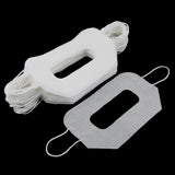 Max 50x Universal Disposable SMS Nonwoven Sanitary White VR Eye Masks Cover Nose