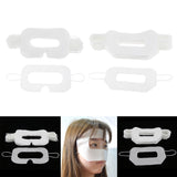 Max 50x Universal Disposable SMS Nonwoven Sanitary White VR Eye Masks Cover Nose