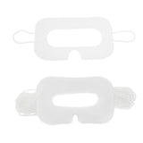 Max 50x Universal Disposable SMS Nonwoven Sanitary White VR Eye Masks Show Nose