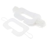 Max 50x Universal Disposable SMS Nonwoven Sanitary White VR Eye Masks Show Nose