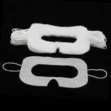 Max 50x Universal Disposable SMS Nonwoven Sanitary White VR Eye Masks Show Nose