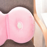 Max Memory Foam Donut Ring Waist Cushion Pillow Office Chair Seat Cushion Pink