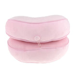 Max Memory Foam Donut Ring Waist Cushion Pillow Office Chair Seat Cushion Pink