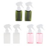 Max 2 Pieces Empty Clear Spray Bottles Liquid Refillable Container  Dark Green