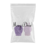 Max Maxb Portable Silicone Hot Water Bag Warm Heat Water Bottle with a Plush Sleeve Purple