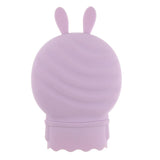 Max Maxb Portable Silicone Hot Water Bag Warm Heat Water Bottle with a Plush Sleeve Purple