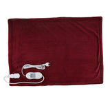 Max Maxb Travel Portable Office Electric Heating Pad Warming Blanket EU Plug Red