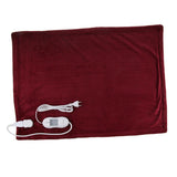 Max Maxb Travel Portable Office Electric Heating Pad Warming Blanket EU Plug Red