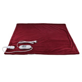 Max Maxb Travel Portable Office Electric Heating Pad Warming Blanket EU Plug Red