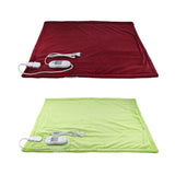 Max Maxb Travel Portable Office Electric Heating Pad Warming Blanket EU Plug Red