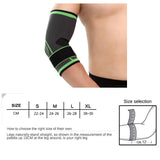 Max Maxb Adjustable Elbow Compression Sleeve Support Brace Arm Guard Protector L