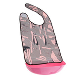 Max Large Adult Bib Reusable Washable Clothing Mealtime Protector Apron XL