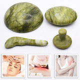 Home SPA Gua Sha Warm Massage Stone Natural Lava Basalt Hot Rock #5