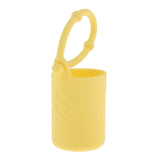 Max Silicone 15ml Roller Bottle Holder Sleeve Essential Oil Carrying Case Yellow