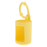 Max Silicone 15ml Roller Bottle Holder Sleeve Essential Oil Carrying Case Yellow
