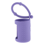 Silicone 15ml Roller Bottle Holder Sleeve Essential Oil Carrying Case Purple