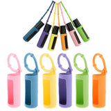 Max Silicone 10ml Roller Bottle Holder Sleeve Essential Oil Carrying Case Pink