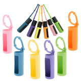 Max Silicone 10ml Roller Bottle Holder Sleeve Essential Oil Carrying Case Pink