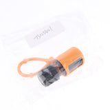 Max 5ml Empty Refillable Essential Oil Bottles Case with Silicone Sleeve Orange