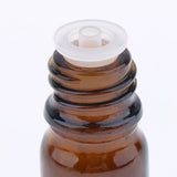 Max 5ml Empty Refillable Essential Oil Bottles Case with Silicone Sleeve Orange
