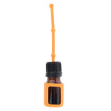 Max 5ml Empty Refillable Essential Oil Bottles Case with Silicone Sleeve Orange