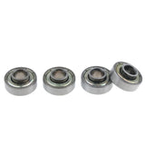 Max Maxb 4 Pieces Wheelchair Front Caster Wheel Bearings Shielded for Smoother Ride