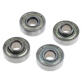 Max Maxb 4 Pieces Wheelchair Front Caster Wheel Bearings Shielded for Smoother Ride