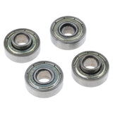 Max Maxb 4 Pieces Wheelchair Front Caster Wheel Bearings Shielded for Smoother Ride
