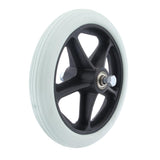 Max Maxb 1pc 7" Wheelchair Replacement Front Wheel Smooth Castor Silent Supplies Grey