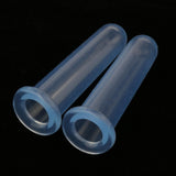 Max Maxb 2 Piece Silicone Facial Vacuum Cuppings Eye and Face Cupping Massage Blue