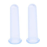 Max Maxb 2 Piece Silicone Facial Vacuum Cuppings Eye and Face Cupping Massage Blue