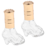 Max 2 Pieces 6ml Empty Refillable Crystal Shoes Perfume Spray Bottles Atomizers