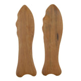 Sandal Wood Guasha Scraping Massage Trigger Point Scraper Board Fish