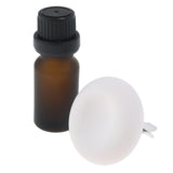 Max Diatomite Earth Car Air Freshener Essential Oils Diffuser with Bottle Light Pink