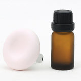 Max Diatomite Earth Car Air Freshener Essential Oils Diffuser with Bottle Light Pink