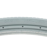 Max Premium Gray Polyurethane Snap-on Wheelchair Tire Fits Most 22 inch