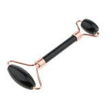 Max Double Heads Natural Jade Stone Facial Massage Roller Wheel Neck Massager 02
