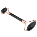 Max Double Heads Natural Jade Stone Facial Massage Roller Wheel Neck Massager 02