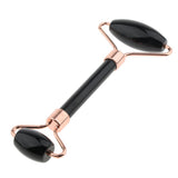 Max Double Heads Natural Jade Stone Facial Massage Roller Wheel Neck Massager 02