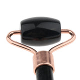 Max Double Heads Natural Jade Stone Facial Massage Roller Wheel Neck Massager 02