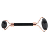 Max Double Heads Natural Jade Stone Facial Massage Roller Wheel Neck Massager 02